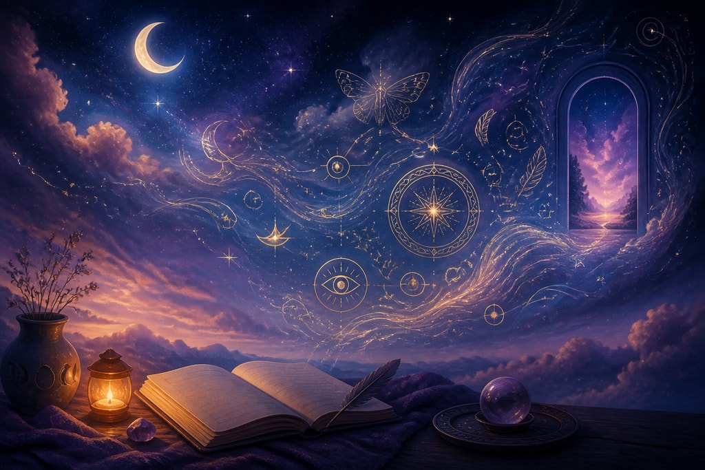 Delve into the symbolism of mystical dreams and uncover the profound meanings behind common dream symbols.